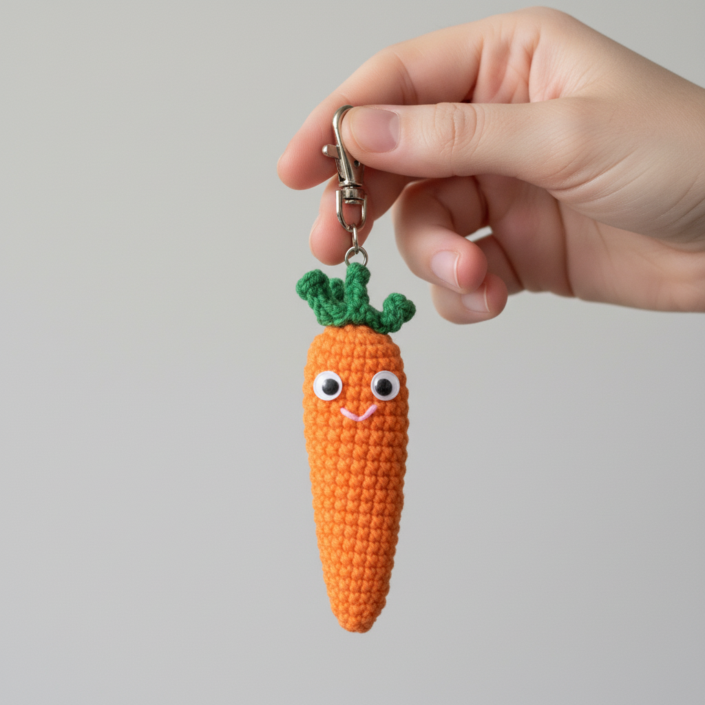 Fidget Crochet Keychain, Handmade Click-Clack Stress Relief Toy